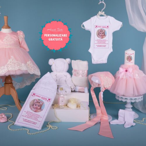 Trusou Botez Fata Caroline Roz Barbie • Amede Bebe Ltd.