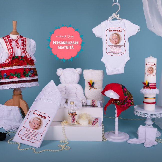 Set Botez Fata Mica Româncuță • Amede Bebe Ltd.