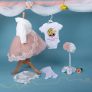Rochiță Botez Printesa Margueritte Roz - Amede Bebe Ltd.