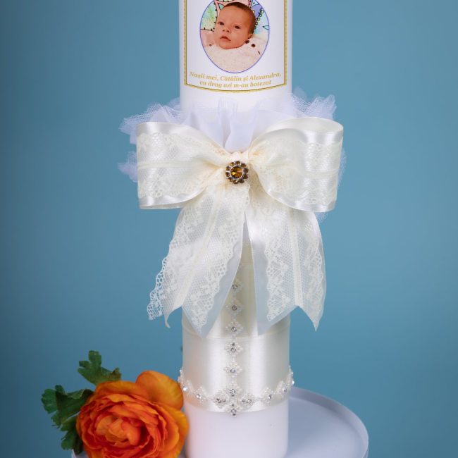 Lumânarea Botez Baiat Culoare Auriu - AmedeBebe.UK Lumânarea Botez Baiat Culoare Auriu - AmedeBebe.UK