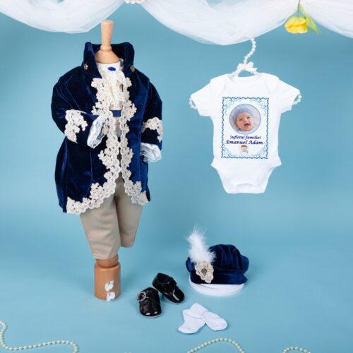 Costumaș Botez Fabrizio Bleumarin & Accesorii