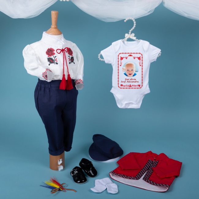 Costumaș Botez Baiat Catalin Traditional - Amede Bebe Ltd.
