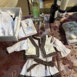 SET TRUSOU BOTEZ BAIAT MICUL ROMÂNAȘ 0-24 luni "Deluxe" 18 piese