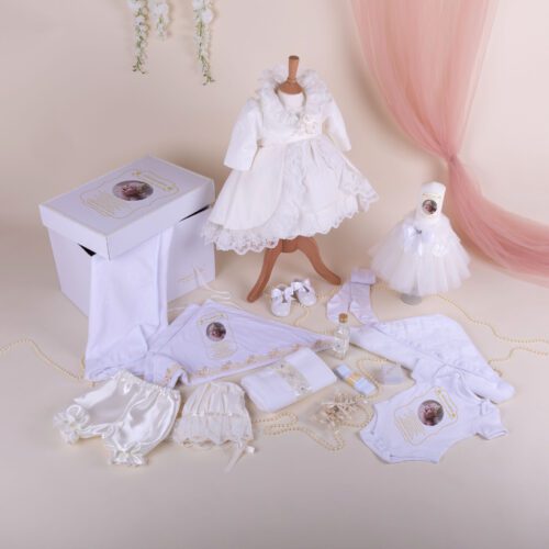 Set Botez Fata Mica Prințesă Anastasia 19 Piese • Amede Bebe Ltd.