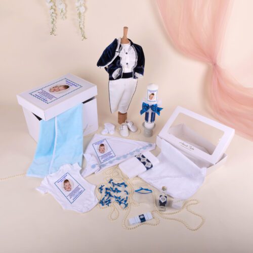 Micul Prinț Harry Set Botez "DeLuxe" 19 Piese