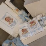 SET TRUSOU BOTEZ BAIAT BLEU FABRIZIO 0-24 luni "DeLuxe" 20 piese