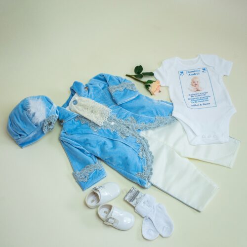 Costumaș Botez Fabrizio Bleu & Accesorii