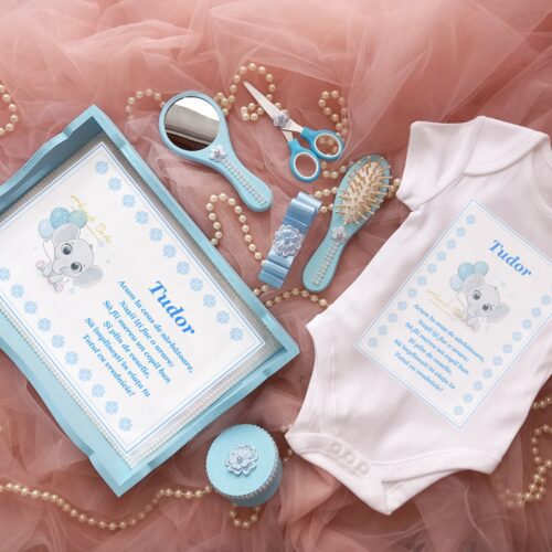 Set Tavita pentru Taiere Mot Bleu - Personalizare Elefantel + Body