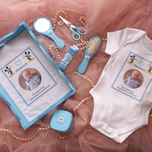 Set Tavita pentru Taiere Mot Bleu - Personalizare Poza si Personaj + Body