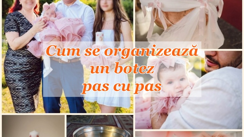 Articol de blog despre cum se organizeaza un botez pas cu pas
