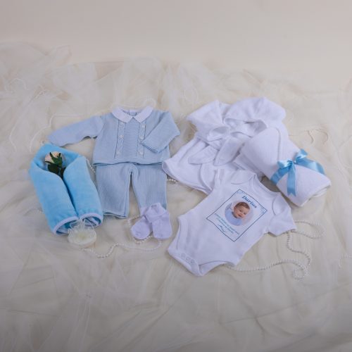 Trusou (set) Băița de a doua zi băiat BLEU