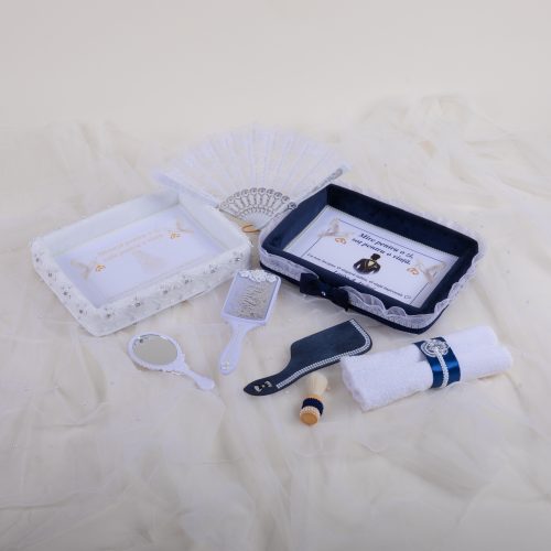 Cos 5 Tăvițe mire și mireasă personalizate – set elegant pentru nuntă
