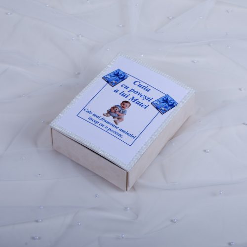 Cutie cadou cu povești personalizată pentru băieți – Amintiri de neuitat pentru copii | 20 de cărți