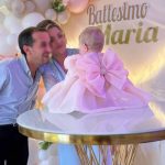Bella roz- Set trusou botez fată roz 0-24 luni Premium - 28 piese
